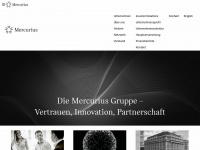 mercurius.de Webseite Vorschau