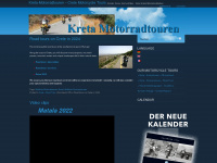 kreta-motorradtouren.de Webseite Vorschau