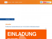 cdu-huenfeld.de Webseite Vorschau