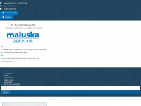 maluska.de Webseite Vorschau