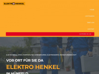 elektro-henkel.com Webseite Vorschau