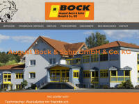 bock-bau.com Webseite Vorschau