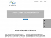 das-bett.com Webseite Vorschau