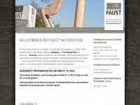 faust-natursteine.de Webseite Vorschau