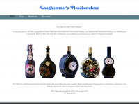 langhammers-flaschenuhren.de Webseite Vorschau