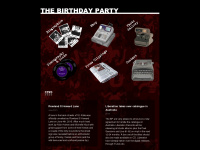 thebirthdayparty.com.au Webseite Vorschau