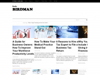 radio-birdman.com Webseite Vorschau
