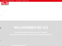 ics-druck.de Webseite Vorschau