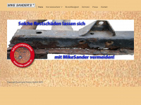 mike-sander.ch Webseite Vorschau