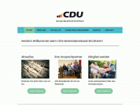 cdukirchheim.de Webseite Vorschau