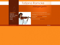 tatjana-jazzgeige.de Webseite Vorschau