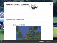 karmann-ghia-suedheide.de Webseite Vorschau