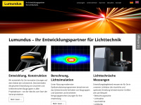 lumundus.de Webseite Vorschau