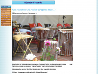 djembe-freunde.de Webseite Vorschau