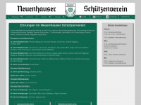 neuenhauser-schuetzenverein.de Webseite Vorschau