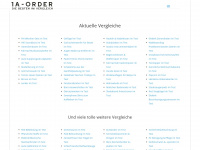1a-order.de Webseite Vorschau