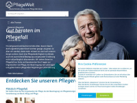 pflegewelt.de Webseite Vorschau