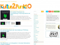 kultur2punkt0.de Webseite Vorschau