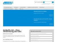 ambofix.ch Webseite Vorschau
