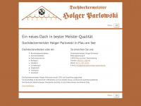 dachdeckermeister-parlowski.de Webseite Vorschau