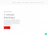 schneider-bedachungen.ch Webseite Vorschau