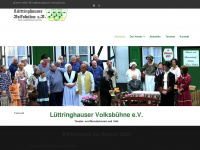 luettringhauser-volksbuehne.de Webseite Vorschau