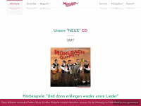 muehlbach-quintett.de Webseite Vorschau