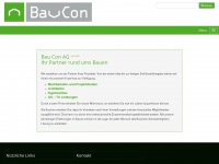 bau-con.ch Webseite Vorschau