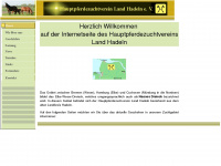 hauptpferdezuchtverein-land-hadeln.de Webseite Vorschau