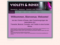 violets-and-roses.de Webseite Vorschau