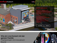 rock-popmuseum.com Webseite Vorschau