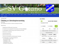 sv-gotano.de Webseite Vorschau