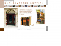 buchbinderei-luettich.de Webseite Vorschau