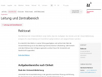 rektorat.unibe.ch Webseite Vorschau