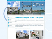 villa-sylvia.de Webseite Vorschau