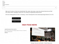 highfood.de Webseite Vorschau