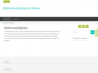 wohnmobilplatz-mainz.de Webseite Vorschau