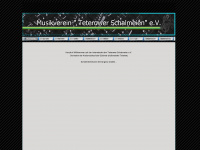 teterower-schalmeien.de Webseite Vorschau