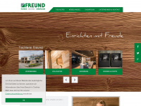 freund-naturholz.at Webseite Vorschau