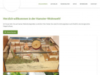 hamster-wohnwelt.de Webseite Vorschau