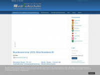 musikvolksschule.at Webseite Vorschau