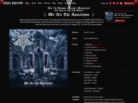 darkfuneral.se Webseite Vorschau