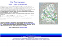 warnowregion.de Webseite Vorschau
