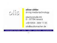audiomacher.de Webseite Vorschau