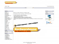 hardwarehouse.de Webseite Vorschau