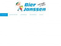 bier-janssen.de Webseite Vorschau