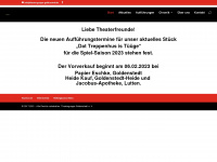 theatergruppe-goldenstedt.de Webseite Vorschau