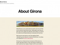 aboutgirona.com Webseite Vorschau