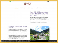 montanasulden.com Webseite Vorschau