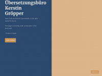 groepper-uebersetzungen.eu Webseite Vorschau